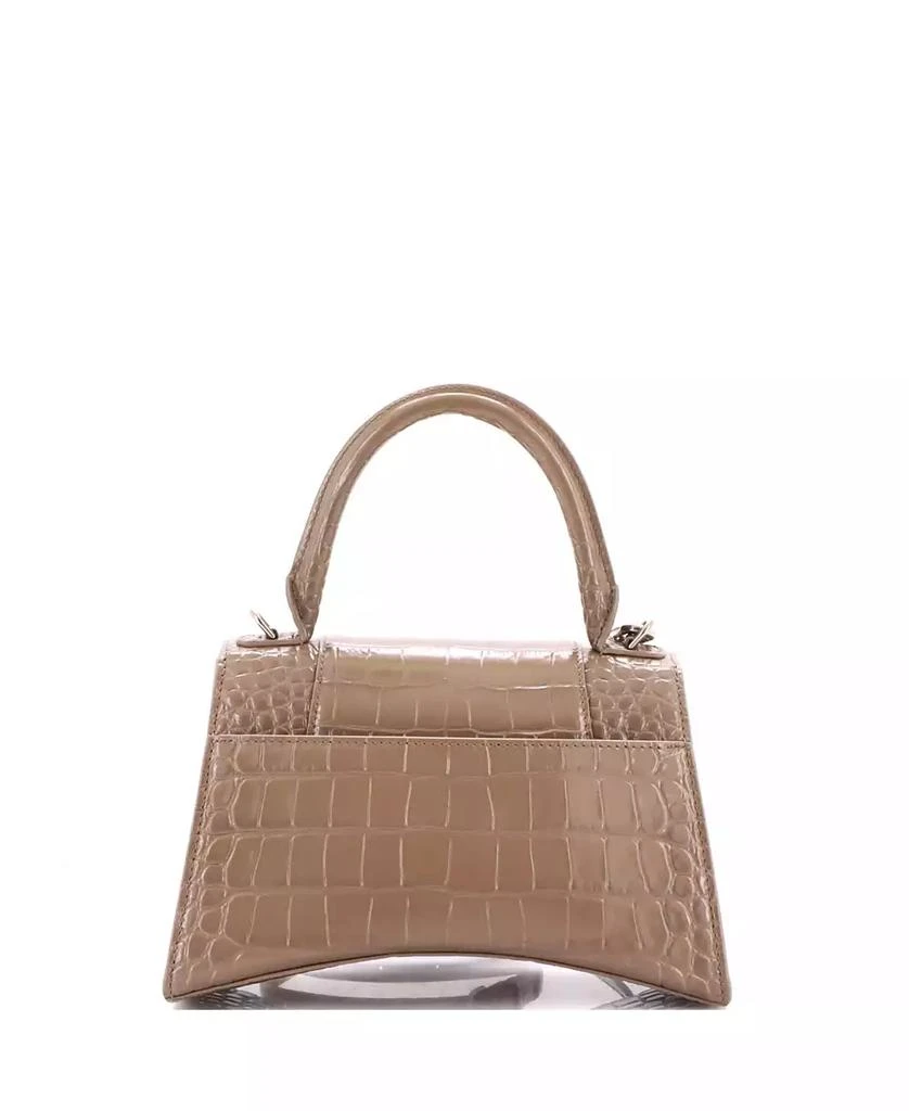 Pre-Owned Balenciaga Small Hourglass Top Handle Bag Embossed Leather 3