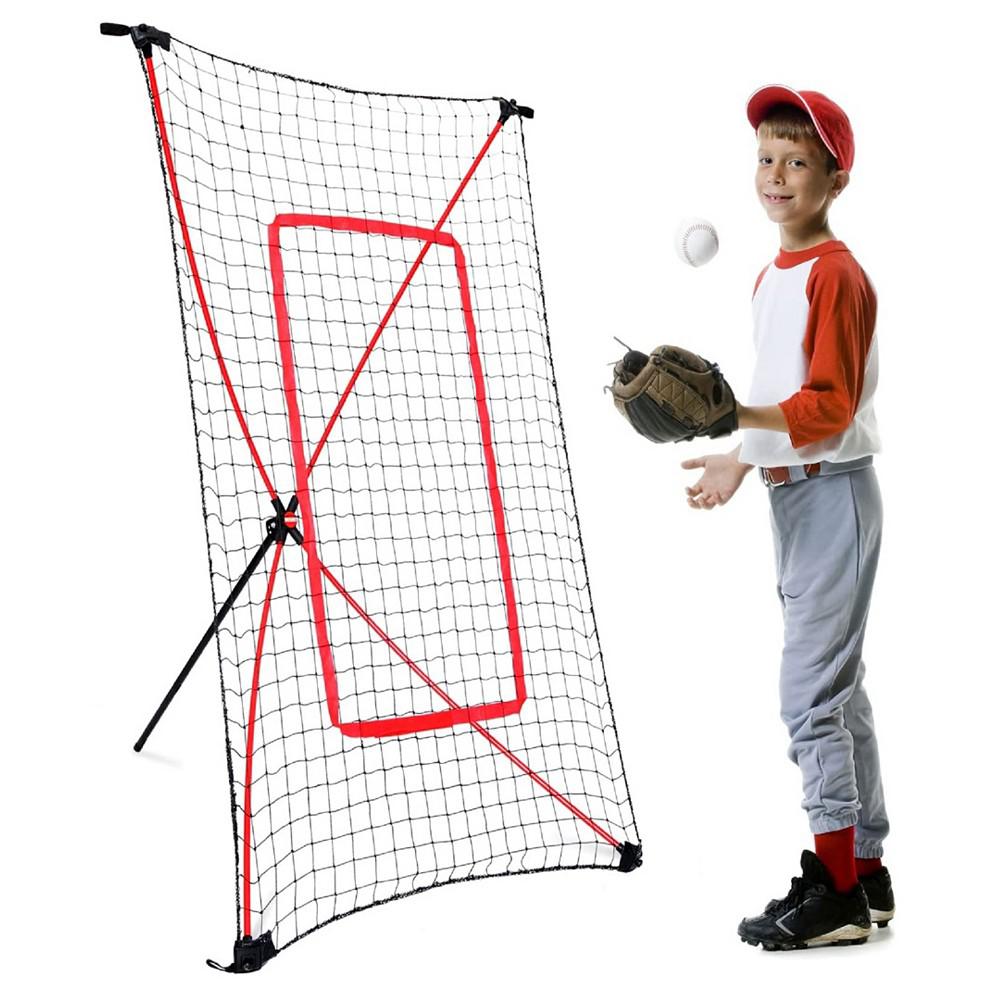 NET PLAYZ Baseball Net, Kids Training Net, Pitch Back, Fielding Practice, Rebound, Throwing Return Exercise, Youth Sport Gifts, Softball Equipment Gear