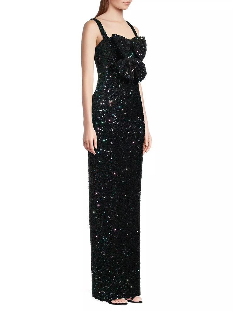 Black Halo Milayla Sequined Gown 4