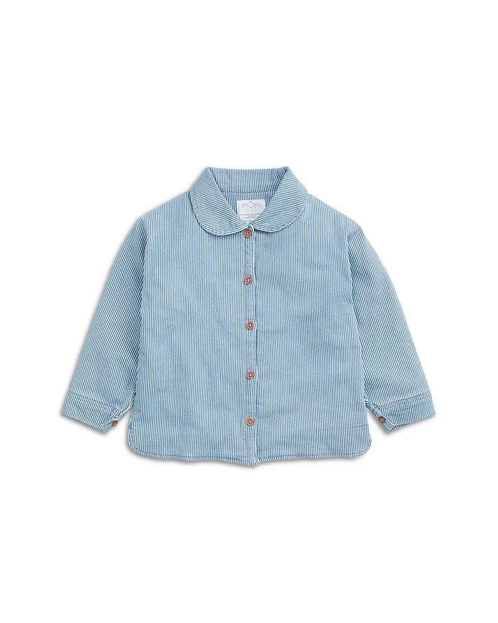 MORI Unisex Striped Denim Quilted Jacket - Baby
