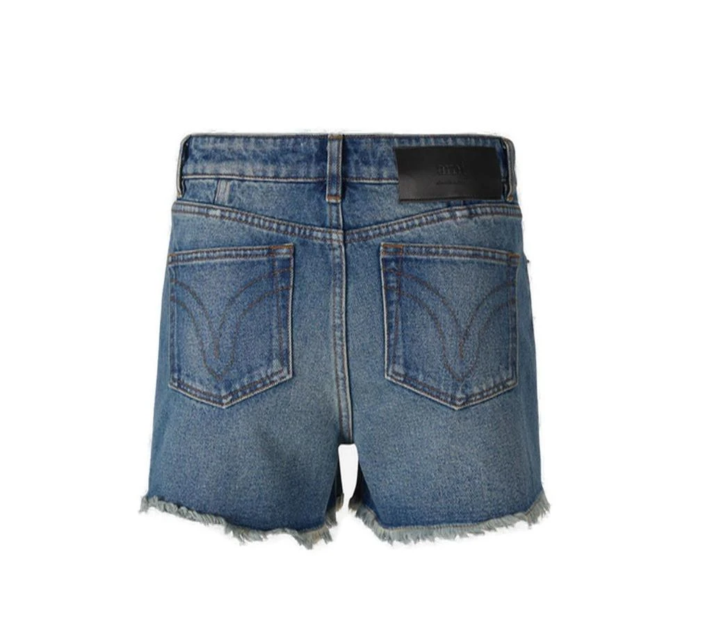 AMI AMI Logo Patch Denim Shorts 2