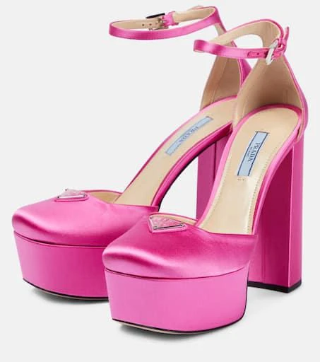Prada Satin platform pumps 5