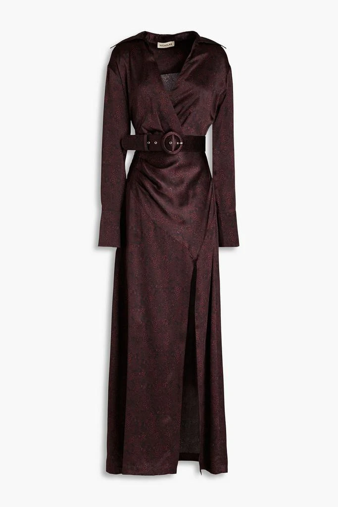 Shop Wrap-effect snake-print silk-satin gown on Sale at BeyondStyle  Get  Lowest price in three month Wrap-effect snake-print silk-satin gown with  Limited-Time Flash Deals, Exclusive Discounts, and Special Offers. Enjoy  Unbeatable Savings