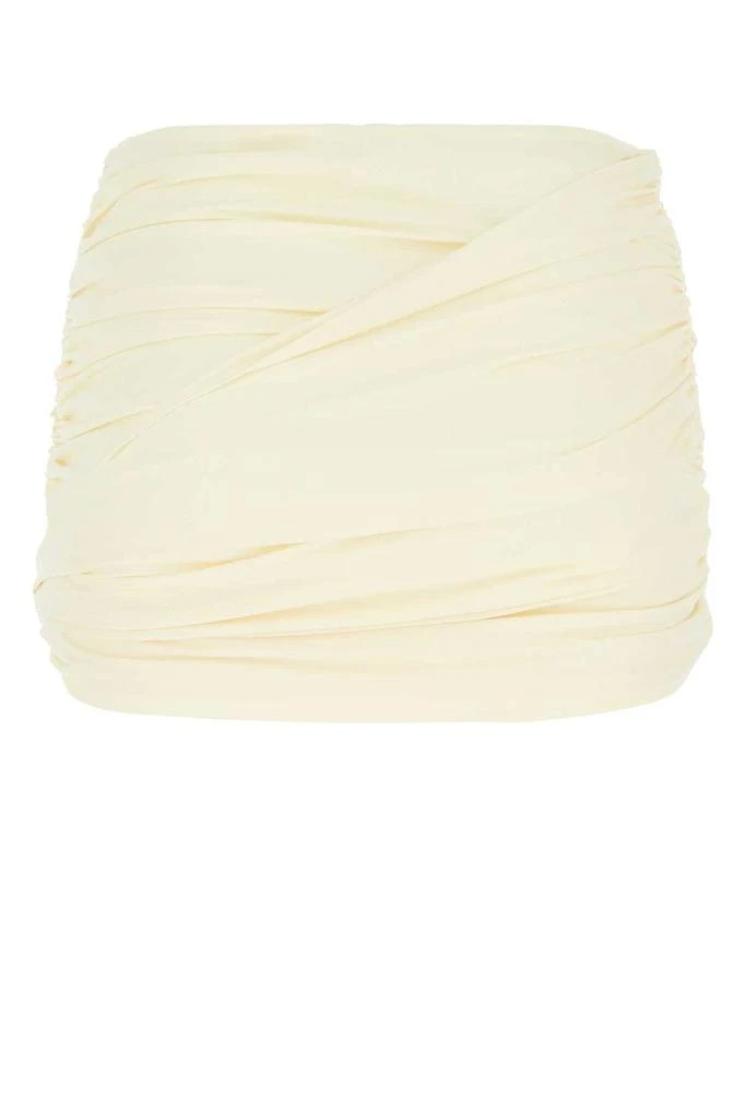 Magda Butrym Magda Butrym Ruched Draped Jersey Mini Skirt 1