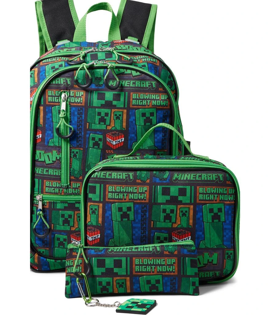 BIOWORLD Kids Minecraft Backpack Set (Little Kid/Big Kid) 4