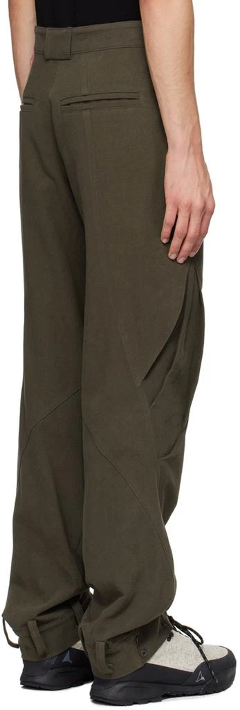 Hyein Seo Brown Cotton Cargo Pants 3