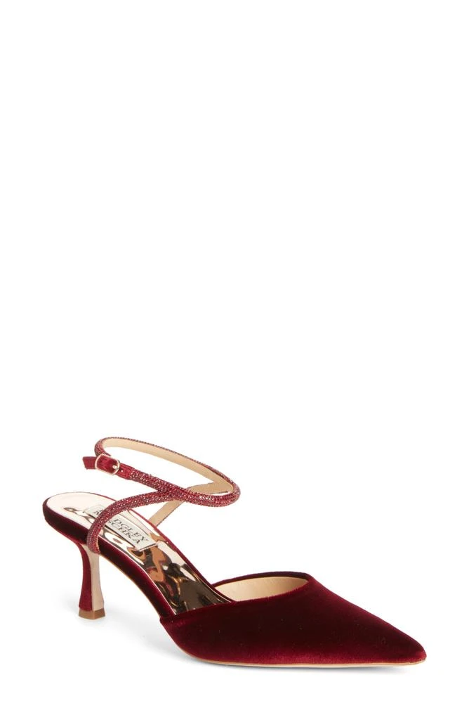 Badgley Mischka Autumn Pointed Toe Ankle Strap Pump 1