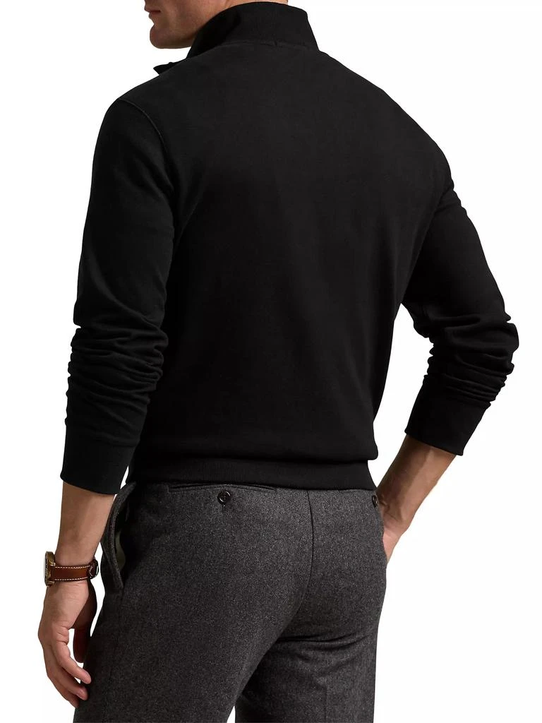 Ralph Lauren Cotton Long-Sleeve Quarter-Zip Sweater 3