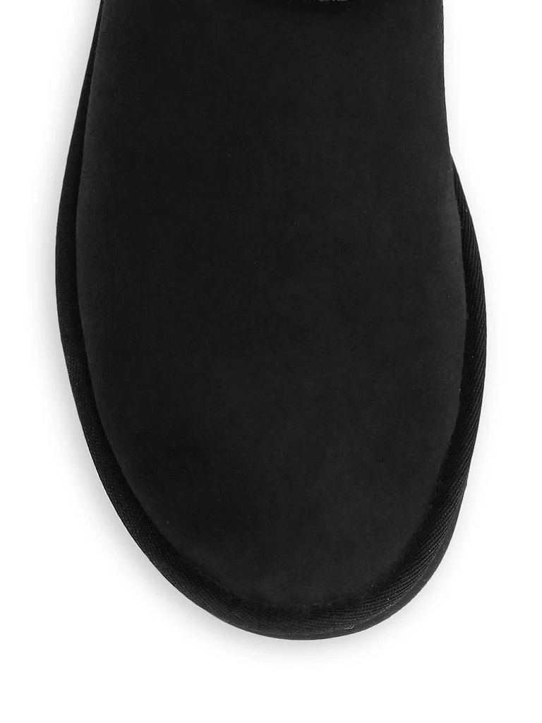 UGG Classic Heritage Suede & Shearling Classic Mini Bomber Boots 4