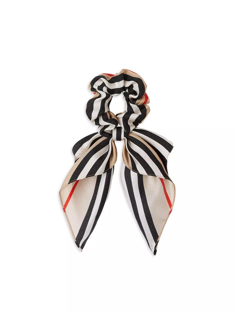 Burberry Little Girl's ​Striped Scarf Scrunchie 1