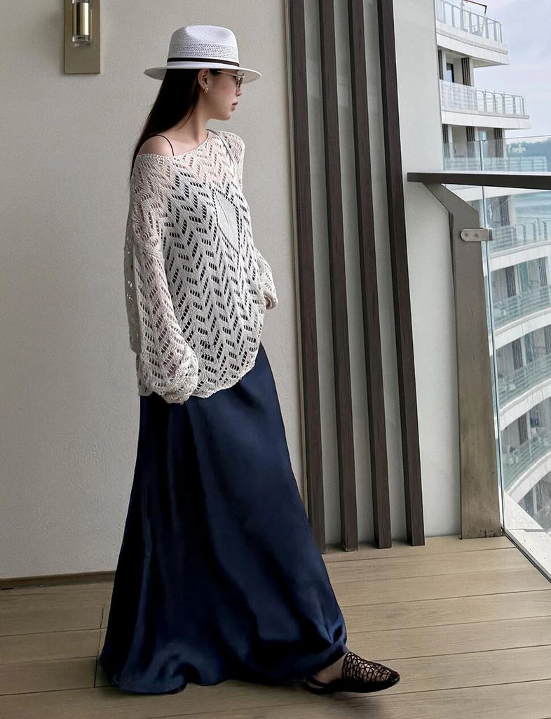 Pixie Market Satin Midi Skirt -PREORDER 8