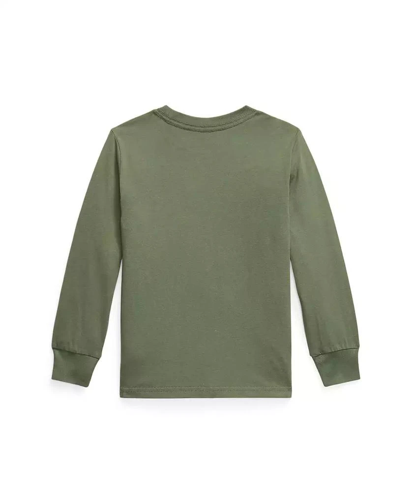 Ralph Lauren Toddler and Little Boys Cotton Jersey Long Sleeve T-Shirt 5