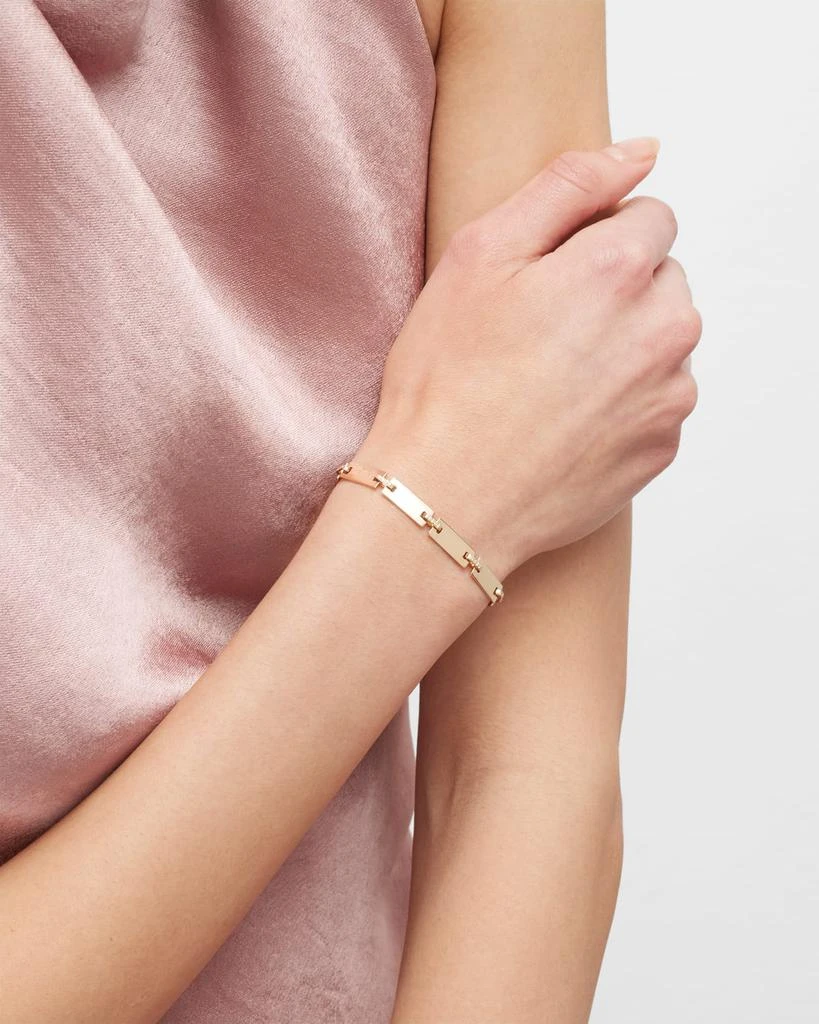 LANA 14K Gold Flawless Tag Link Bracelet 2