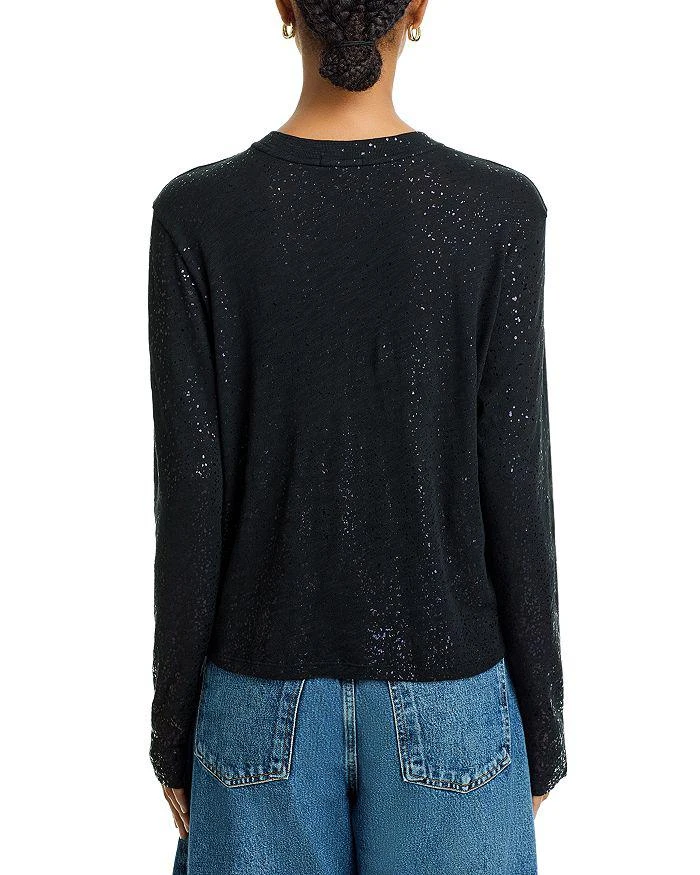 ATM Anthony Thomas Melillo Anthony Thomas Melillo Metallic Long Sleeve Tee 9
