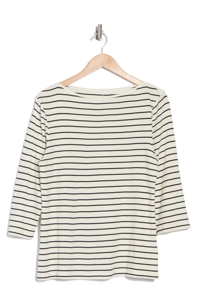 Caslon Boat Neck Long Sleeve Tee 3
