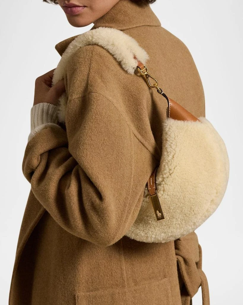 Ralph Lauren Polo ID Mini Shearling Shoulder Bag 4