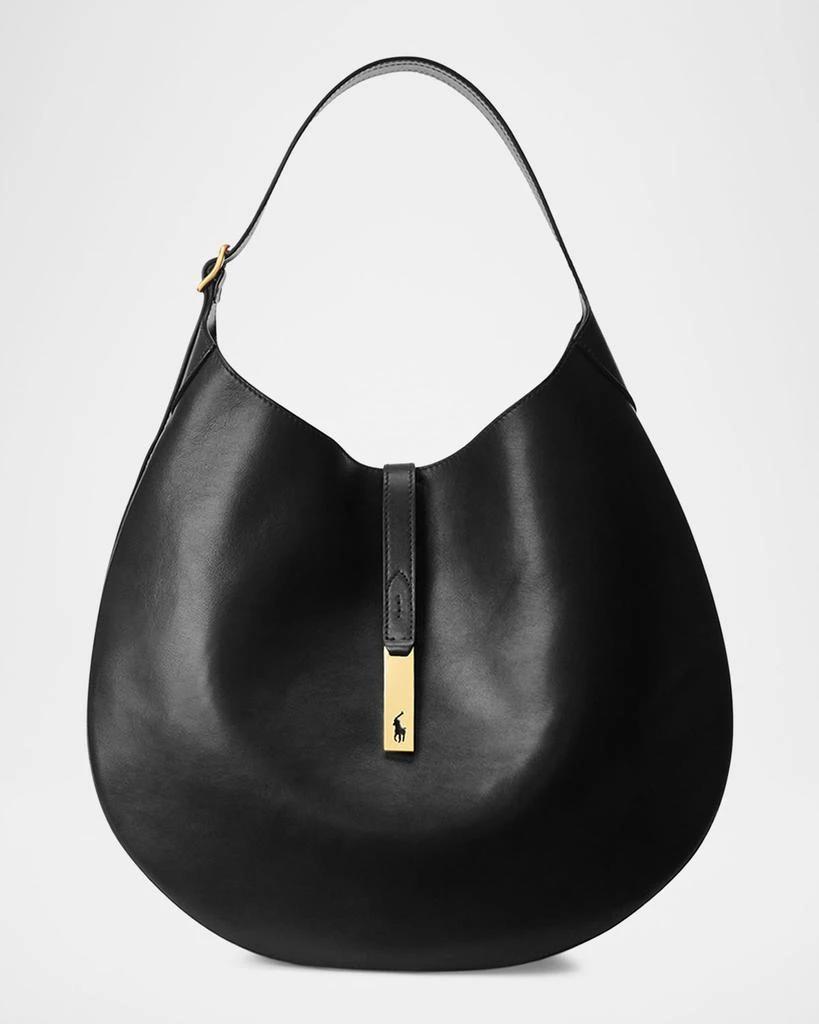 Ralph Lauren Polo ID Large Calfskin Shoulder Bag 1