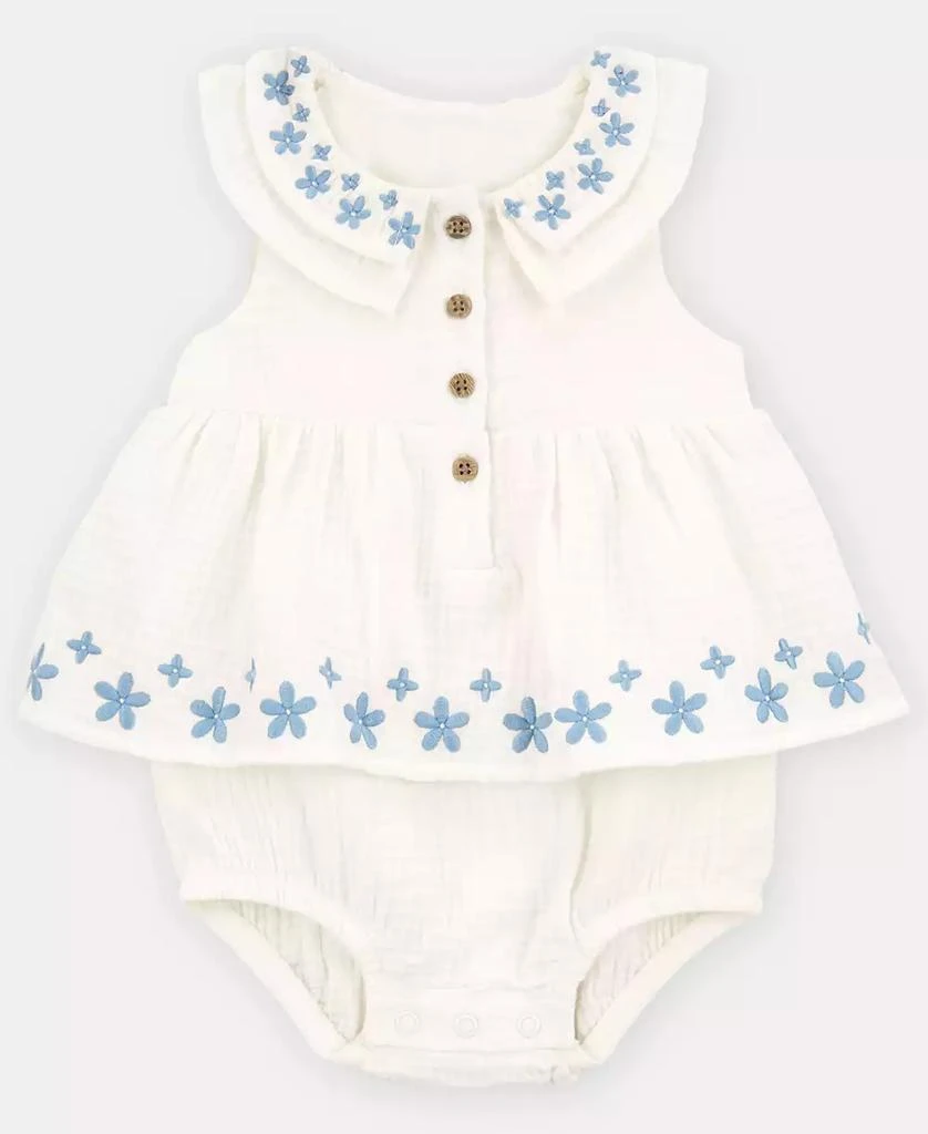 Carter's Baby Girls' Floral Sleeveless Bodysuit Dress