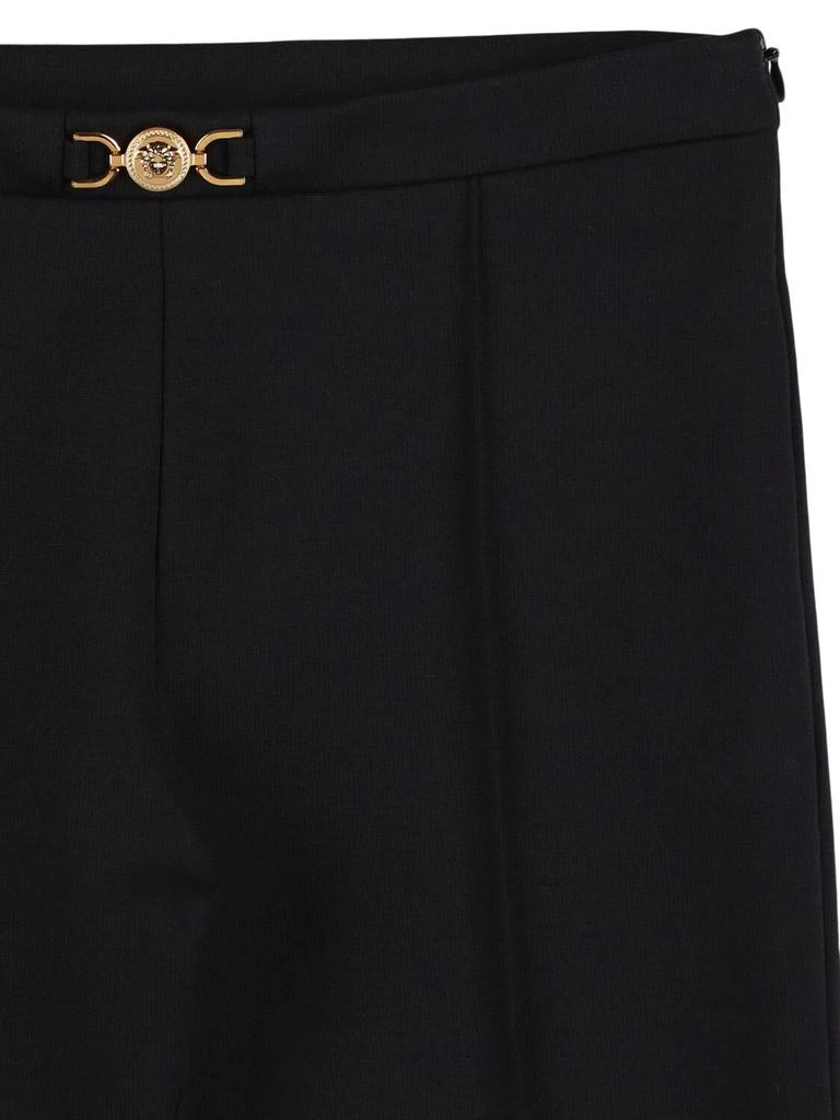 Versace Jersey Pants W/ Logo Buckle 1