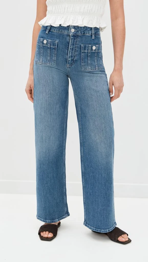 Paige Anessa Seamed Patch Pockets Jeans 2