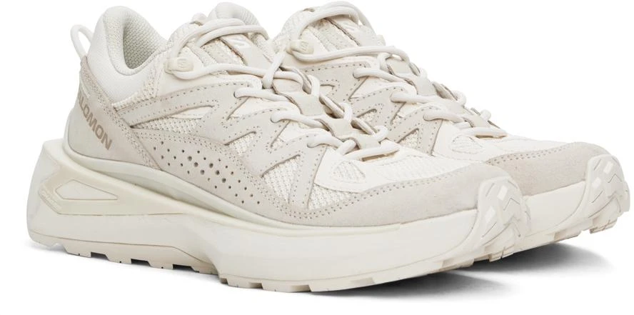 Salomon Off-White & Beige Odyssey ELMT Low Sneakers 4