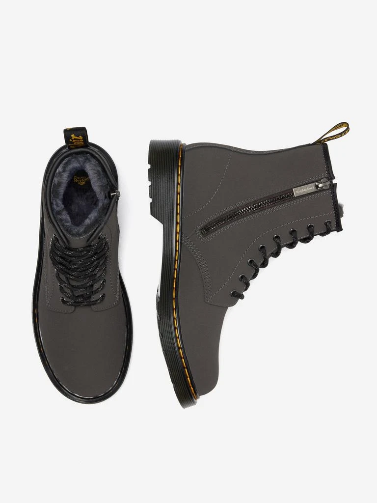 Dr. Martens Dr Martens Kids 1460 Serena Faux Fur Lined Leather Boots in Grey 2