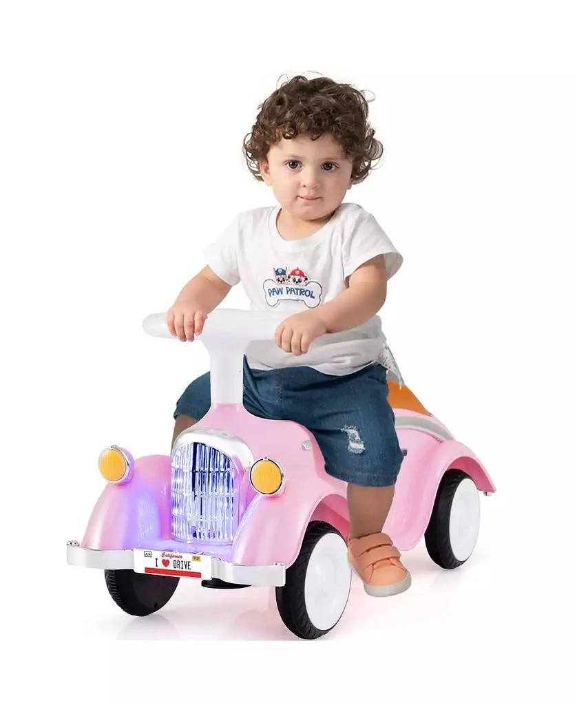 Mecale Toddler Ride on Toy Classic Sliding Car with Horn and LED Headligh 2