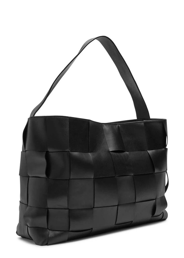 ST. AGNI Woven large leather tote 2