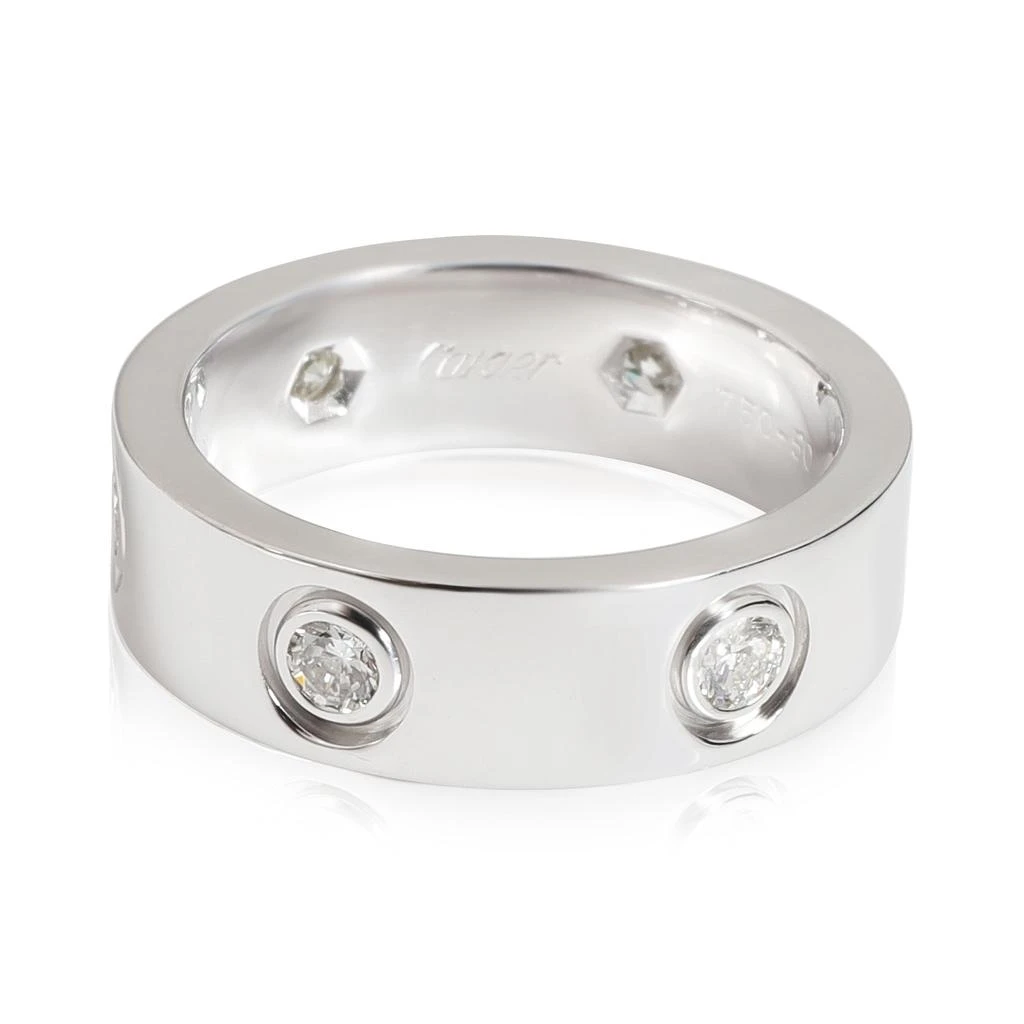 Cartier LOVE Diamond Ring in 18k White Gold 0.46 CTW 6