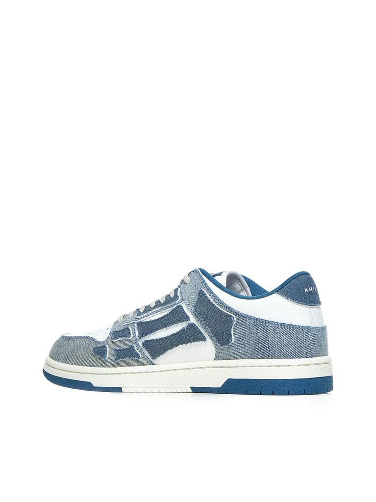 AMIRI Ami Paris Ri White And Denim Sneakers 3