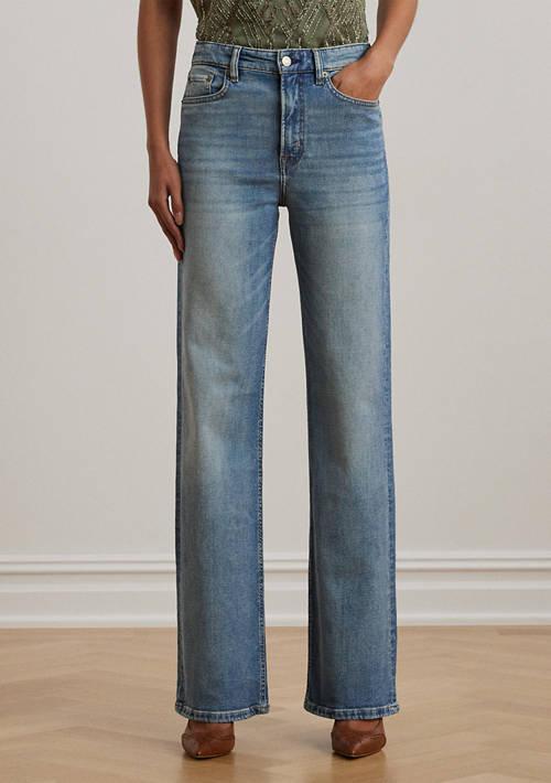 Ralph Lauren Ralph Lauren Women S High Rise Wide Leg Jeans