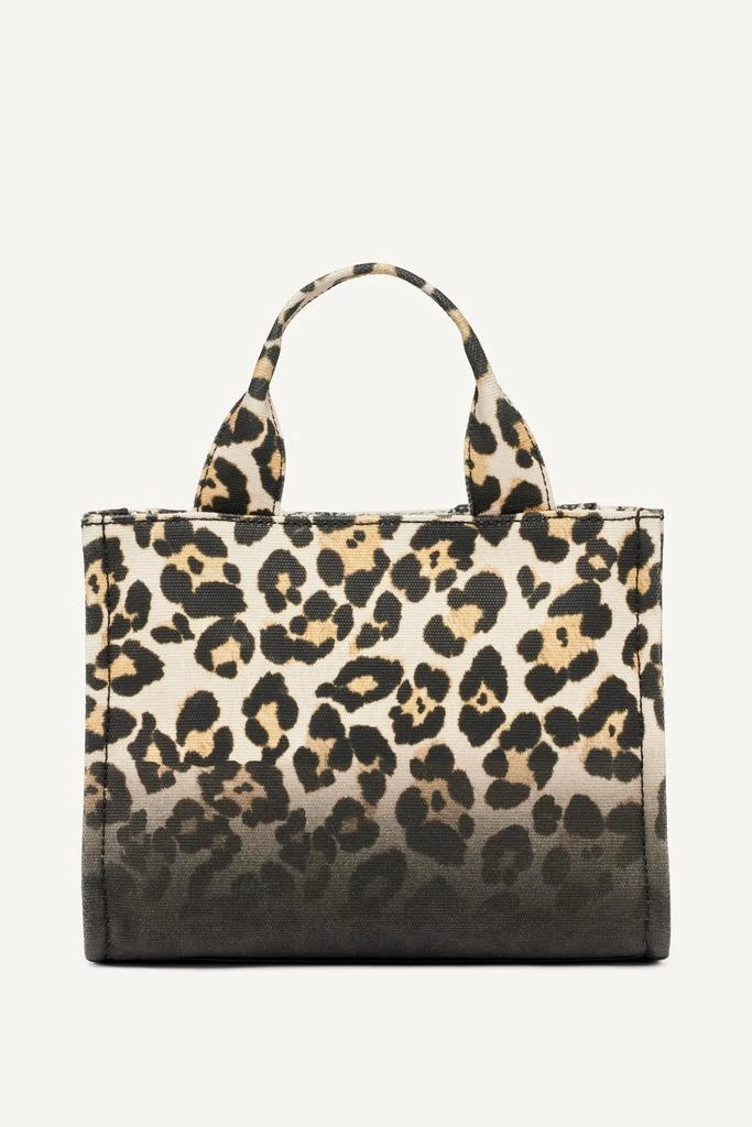 DKNY HADLEE LEOPARD PRINT SMALL LOGO TOTE 4