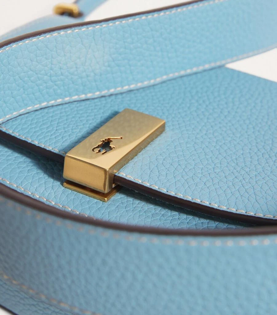 Ralph Lauren Mini Leather Polo ID Saddle Bag 6