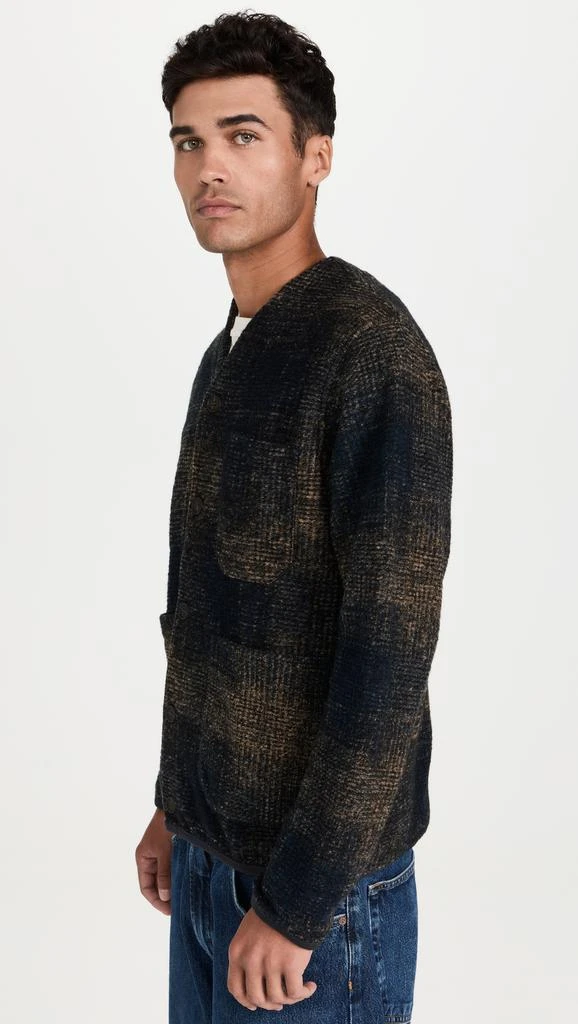 Universal Works Check Cardigan 3