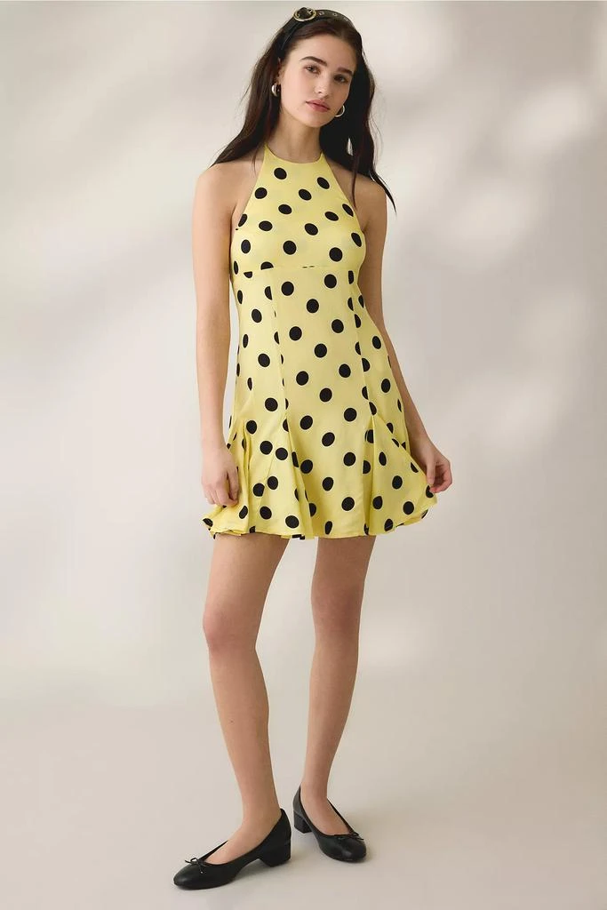 green emerald velvet dress Sky Blue Eyelet Sleeveless Cotton Mini Dress