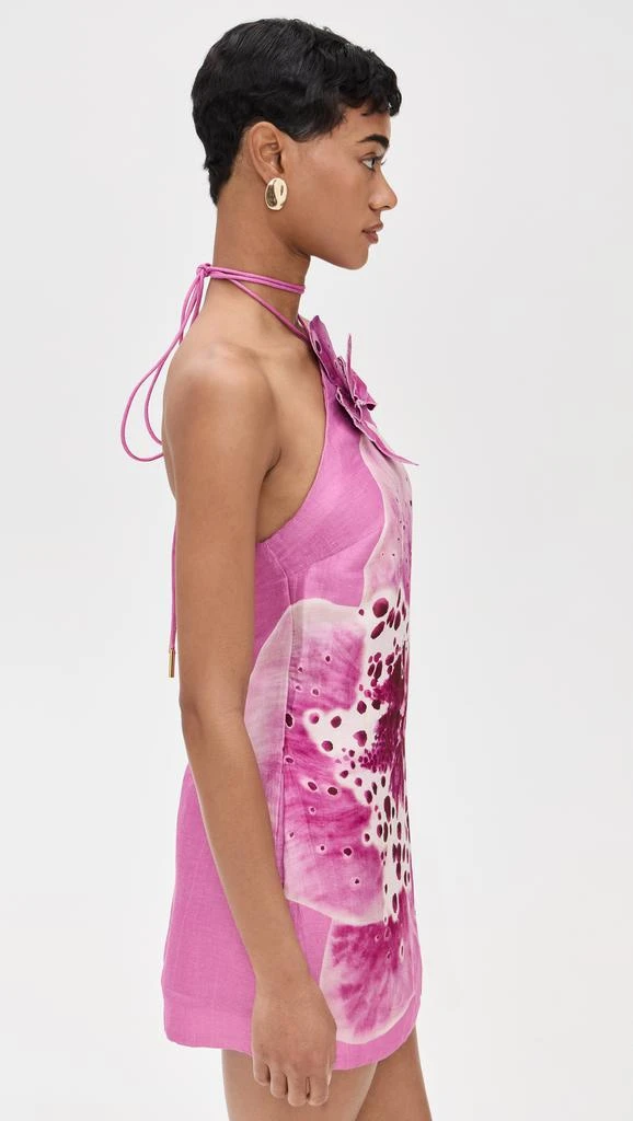 AMUR Everlee Orchid Print Mini Dress 3