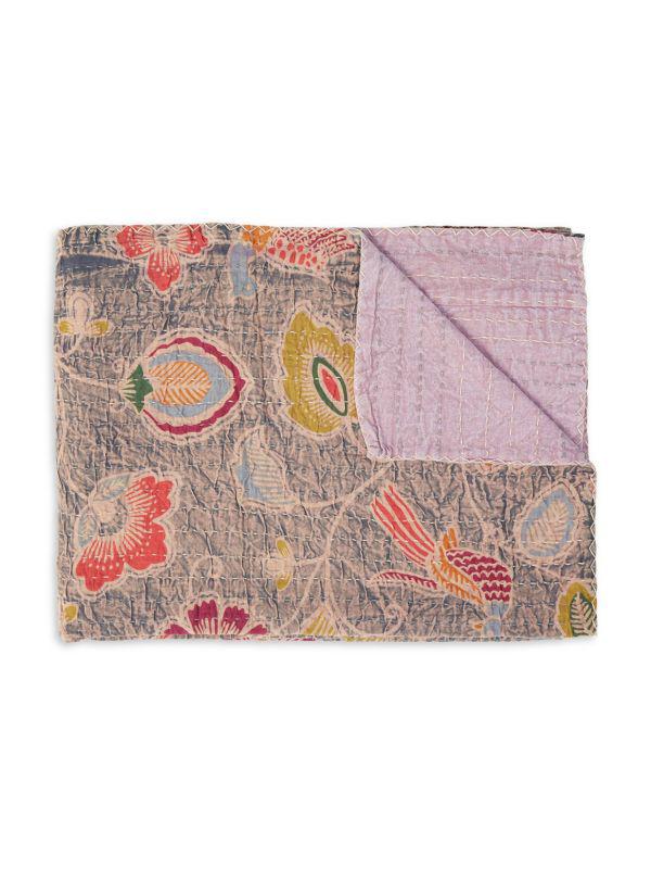 TAJ HOTEL Taj Hotel Kantha Cotton Throw