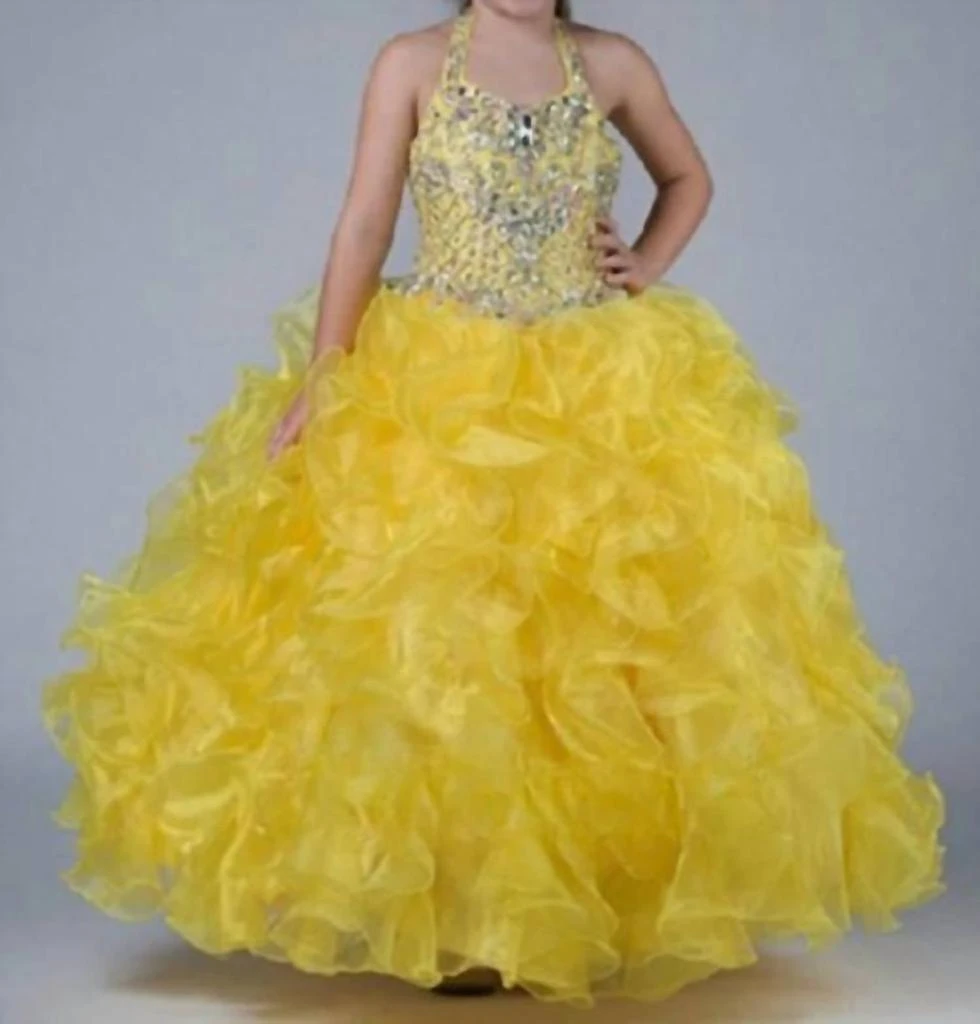 Little Rosie Little Rosie - Girl
s Long National Level Pageant Dress