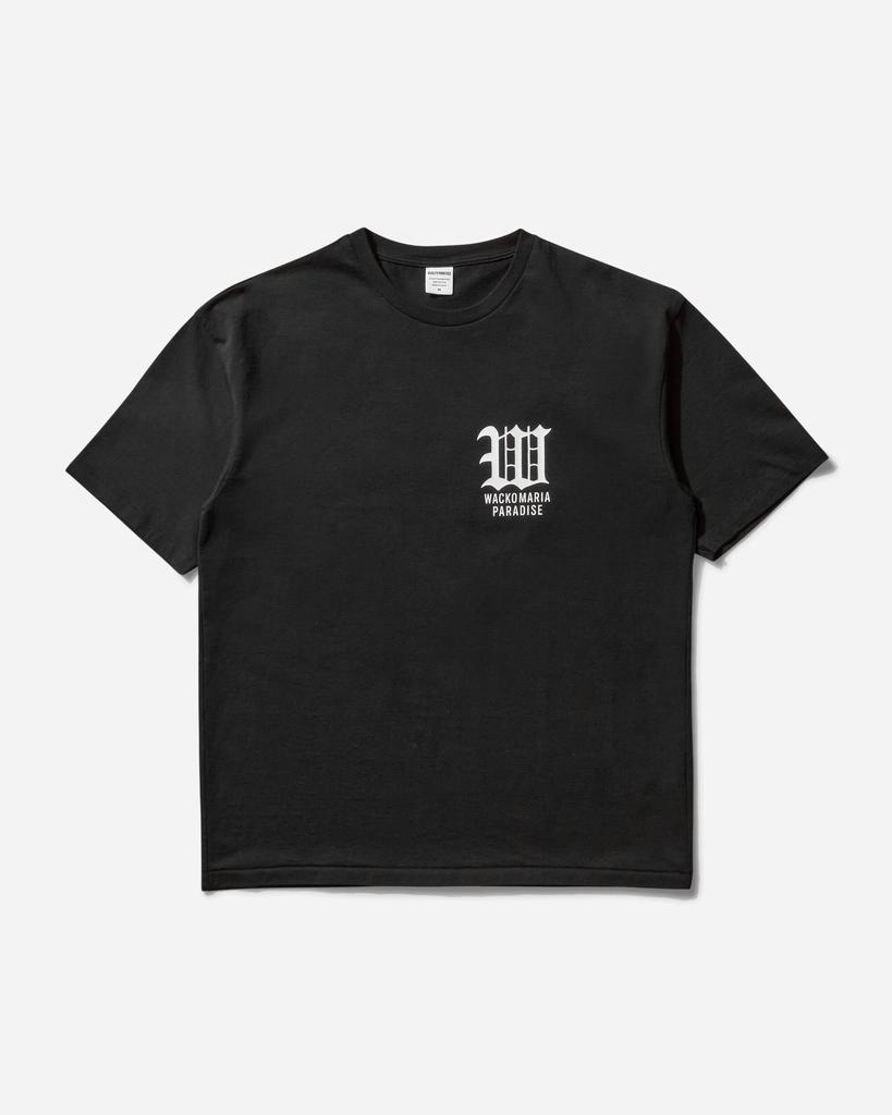 Men's Washed Heavy Weight Crew Neck T-Shirt (Type-6) Black – On