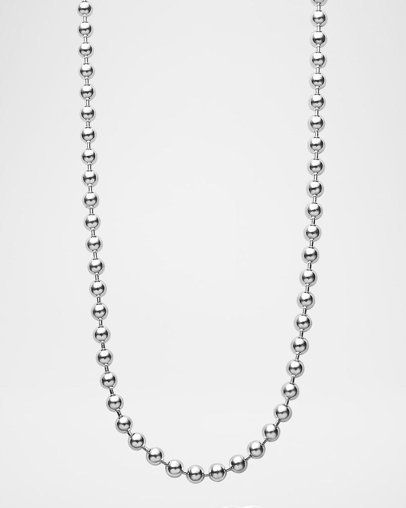 LAGOS Signature Caviar Sterling Silver Beaded Chain Necklace