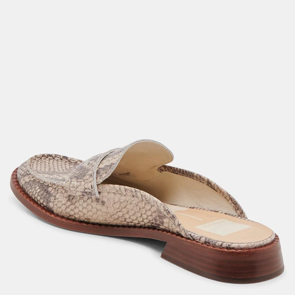 Dolce Vita Havan Loafers Sand Snake Embossed 5