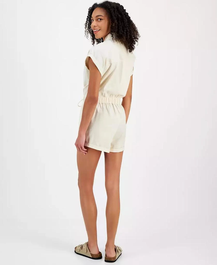 Celebrity Pink Juniors' Button-Front Romper 6