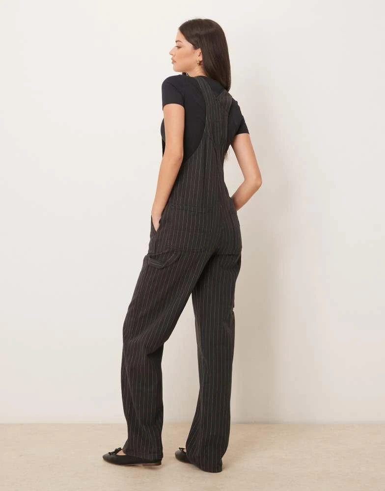 DICKIES Dickies service stripe dungarees in black 4