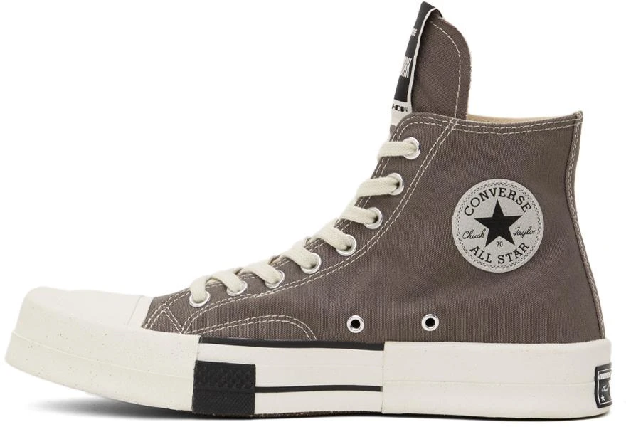 Rick Owens DRKSHDW Gray Converse Edition TURBODRK Chuck 70 Sneakers 3