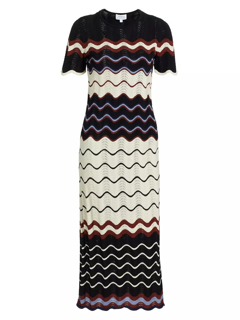 Tanya Taylor Leighton Chevron Knit Dress 1