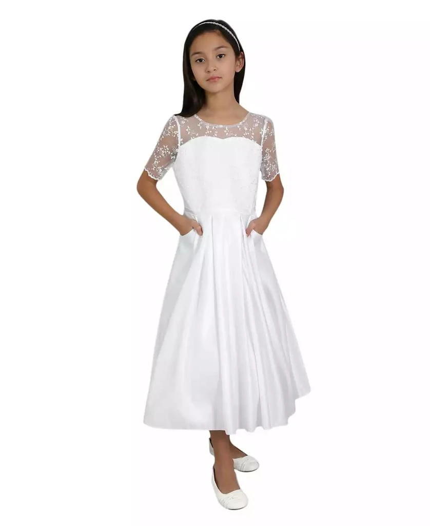 Us Angels Big Girls The Selma Communion Dress 1