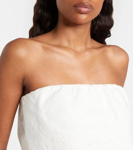 Posse Beryl broderie anglaise peplum cotton top 4