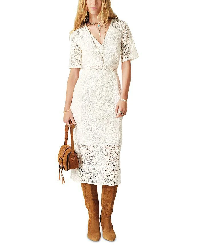 ba&sh Anouk Lace Midi Dress 1