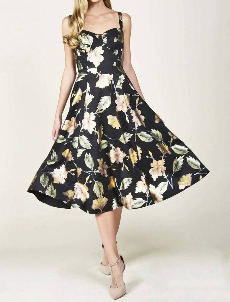 Eva Franco Eva Franco - Nadia Metallic Midi Dress