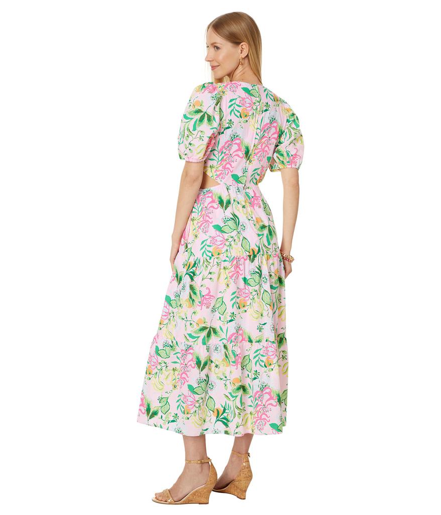 Lilly Pulitzer Lyssa Short Sleeve Cotton Midi Dress